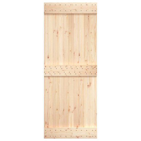 Drzwi przesuwne, 90x210 cm, lite drewno sosnowe Lumarko!