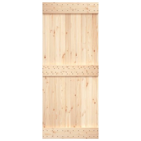 Drzwi przesuwne, 95x210 cm, lite drewno sosnowe Lumarko!