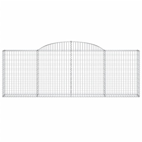 Kosze gabionowe, 12 szt, 300x30x100/120cm, galwanizowane żelazo Lumarko!