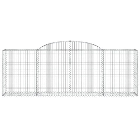 Kosze gabionowe, 30 szt, 300x50x100/120cm, galwanizowane żelazo Lumarko! #