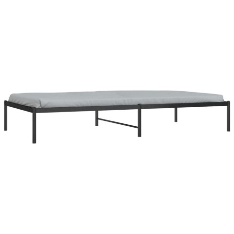 Metalowa rama łóżka, czarna, 100x200 cm Lumarko!