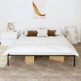 Metalowa rama łóżka, czarna, 193x203 cm Lumarko!