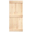 Drzwi przesuwne, 100x210 cm, lite drewno sosnowe Lumarko!