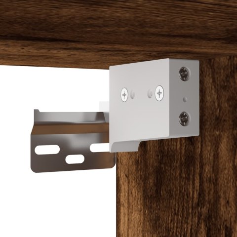 Wisząca szafka nocna, przydymiony dąb, 41,5x36x28 cm Lumarko!