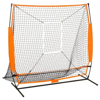 Uniwersalny trenażer baseballowy, czarny, 174x76x158,5 cm Lumarko!