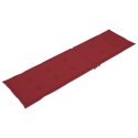 Poduszka na leżak, winna czerwień, (75+105)x50x3 cm Lumarko!