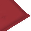 Poduszka na leżak, winna czerwień, (75+105)x50x3 cm Lumarko!