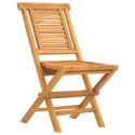 Składane krzesła ogrodowe, 2 szt., 47x63x90 cm, drewno tekowe Lumarko!