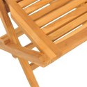Składane krzesła ogrodowe, 2 szt., 47x63x90 cm, drewno tekowe Lumarko!