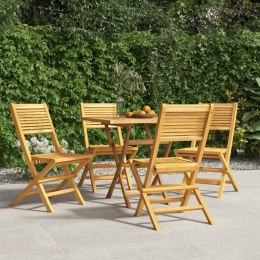 Składane krzesła ogrodowe, 4 szt., 47x62x90 cm, drewno tekowe Lumarko!