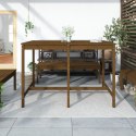 Stół ogrodowy, miodowy brąz, 159,5x82,5x110 cm, drewno sosnowe Lumarko!