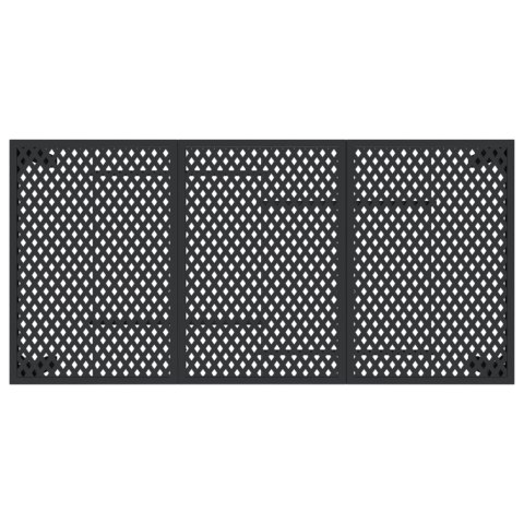 Stół ogrodowy, antracytowy, 165x80x72 cm, stal Lumarko!