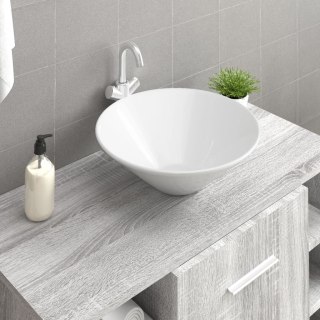 Umywalki, 2 szt., białe, 42x42x14 cm, ceramiczne Lumarko!