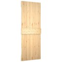 Drzwi, 70x210 cm, lite drewno sosnowe Lumarko!