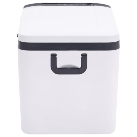 Lodówka z uchwytem, czarno-biała, 25 L, PP i PE Lumarko!