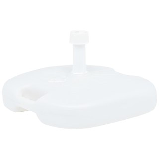 Podstawa pod parasol, wypełniana wodą/piaskiem, 16 L, biała Lumarko!