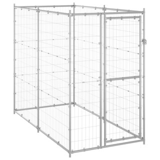 Zewnętrzny kojec dla psa, galwanizowana stal, 110x220x180 cm Lumarko!