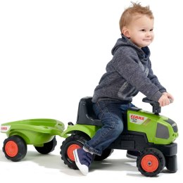 Traktorek Baby Claas Axos 310 Zielony z Przyczepką od 1 roku Lumarko!