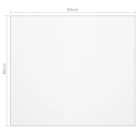 Mata ochronna na stół, matowa, 80x80 cm, 2 mm, PVC Lumarko!