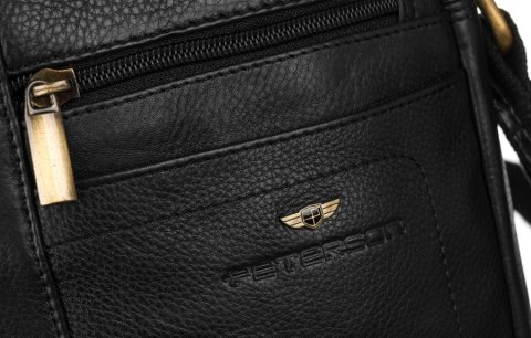 Skórzana torba męska na ramię — Peterson Lumarko!