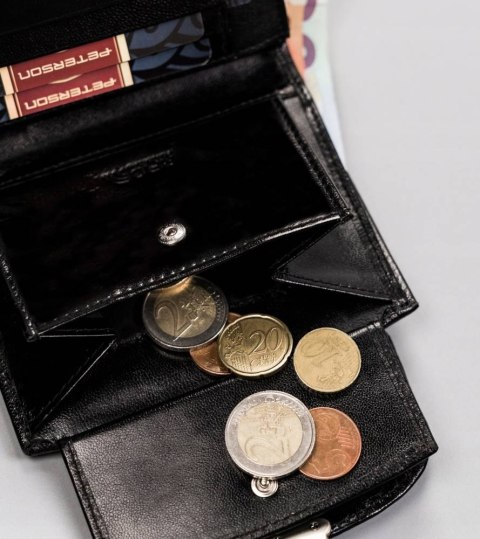 Skórzany portfel damski z systemem RFID — Peterson Lumarko!