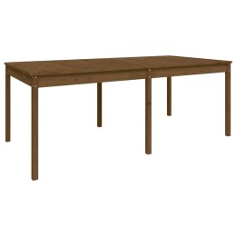 Stół ogrodowy, miodowy brąz, 203,5x100x76 cm, drewno sosnowe Lumarko!
