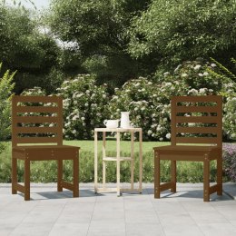 Krzesła ogrodowe, 2 szt., miodowy brąz, 40,5x48x91,5 cm, sosna Lumarko!