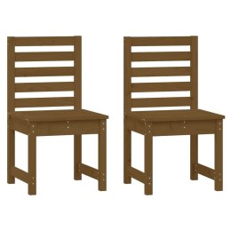 Krzesła ogrodowe, 2 szt., miodowy brąz, 40,5x48x91,5 cm, sosna Lumarko!