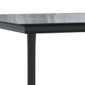 5-częściowy zestaw mebli ogrodowych, czarny, rattan PVC Lumarko!
