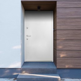 Aluminiowe drzwi zewnętrzne, białe, 90 x 200 cm Lumarko!