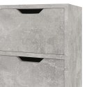 Szafka, szarość betonu, 90x30x72 cm, płyta wiórowa Lumarko!