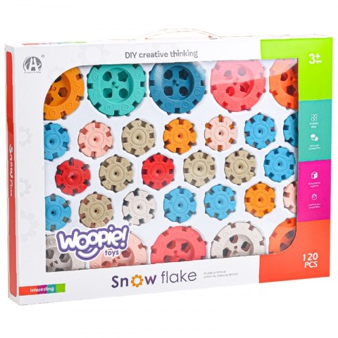 Klocki Konstrukcyjne Wafle Jeżyki 120 el. Lumarko!