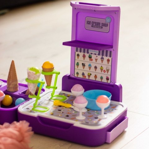 WOOPIE Walizka z Lodami 3w1 Kuchnia Sklepik Lodziarnia Przenośna 62 el. Lumarko!