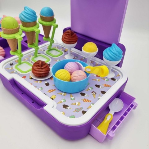 WOOPIE Walizka z Lodami 3w1 Kuchnia Sklepik Lodziarnia Przenośna 62 el. Lumarko!