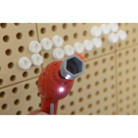 Zestaw Narzędzia Z Wkrętarką 8 Elementów - Tablica Naukowo-Kreatywna Masterkidz STEM Lumarko!