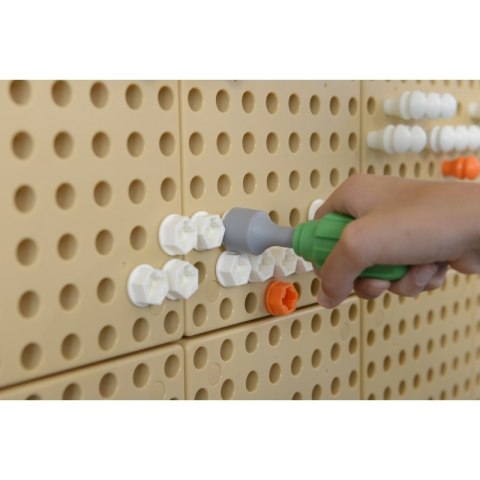 Zestaw Narzędzia Z Wkrętarką 8 Elementów - Tablica Naukowo-Kreatywna Masterkidz STEM Lumarko!