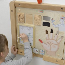 MASTERKIDZ Tablica Edukacyjna Zmysł Dotyku Montessori Lumarko!