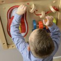 Tablica Edukacyjna - Zręczność Manualna Sznurowanie Montessori Lumarko!
