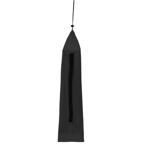 Łóżko polowe, 180x60x19 cm, tkanina Oxford i stal, czarne Lumarko!