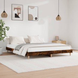 Rama łóżka, przydymiony dąb, 200x200cm, materiał drewnopochodny Lumarko!