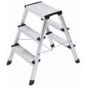 Składana drabina L90 Step-ke, 2 x 3 stopnie, 60 cm, 4443-701 Lumarko