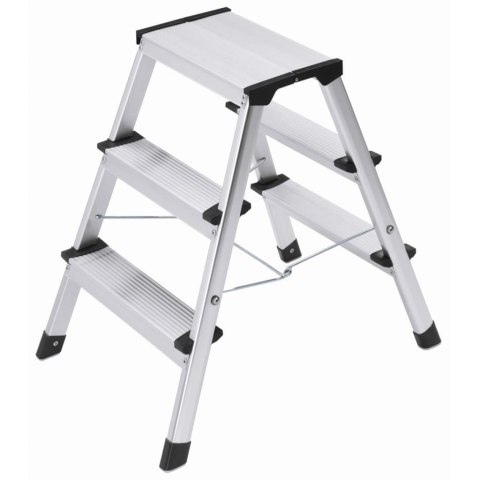 Składana drabina L90 Step-ke, 2 x 3 stopnie, 60 cm, 4443-701 Lumarko