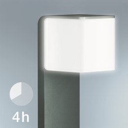 Lampa słupkowa z czujnikiem GL 80 LED IHF CUBO, antracytowa Lumarko