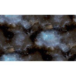 Tapeta Galaxy with Stars, niebiesko-czarna Lumarko
