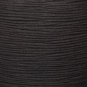 Kwadratowa donica Nature Rib, 40 x 40 cm, czarna, KBLR903 Lumarko