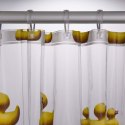 Zasłona prysznicowa Duckling, 180x200 cm, żółta Lumarko