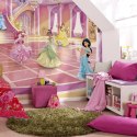 Fototapeta Glitze Party Princess, 368 x 254 cm, różowa Lumarko