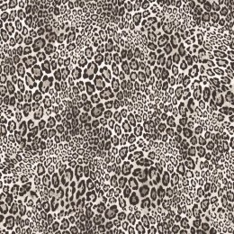 Tapeta Leopard Print, czarna Lumarko