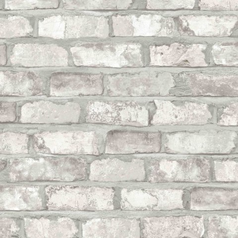 Tapeta z motywem białej cegły, EW3104 Lumarko