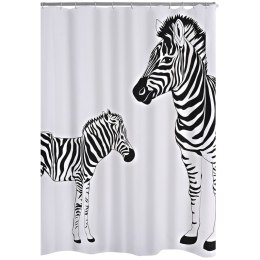 Zasłona prysznicowa Zebra, 180 x 200 cm Lumarko